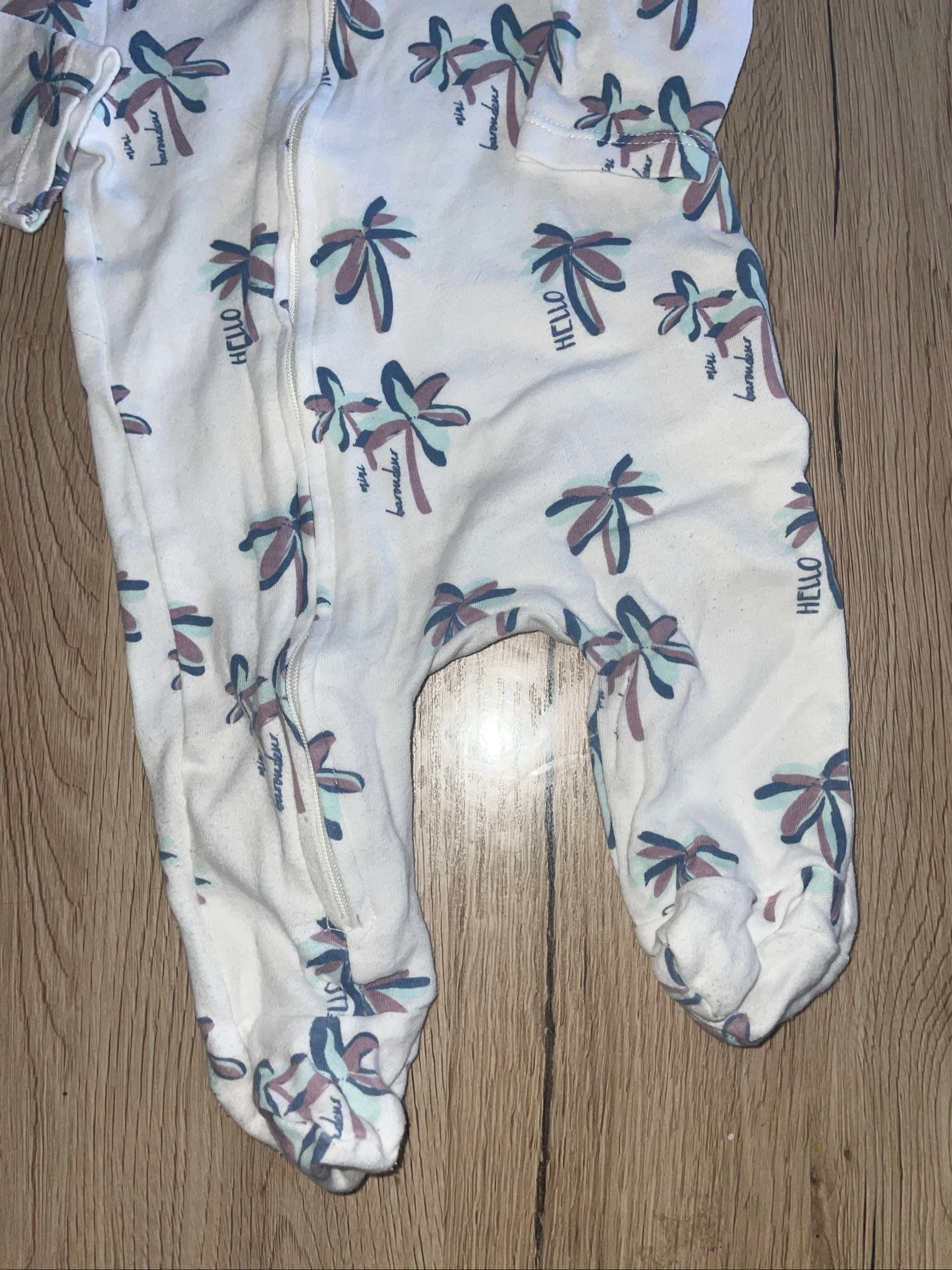 Pijama fino 1 mês Gemo abertura frontal por zíper – photo 2